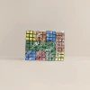 Colorful Rubik's Cube metal keychain creative stress-relieving and educational pendant, small and portable details Picture